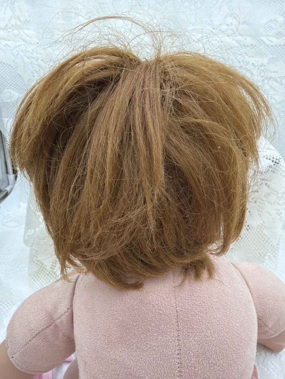 Reborn Baby Doll Brown Hair Pink Outfit & Accessories Pre-Owned W Flaws 20